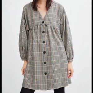 Zara plaid dress